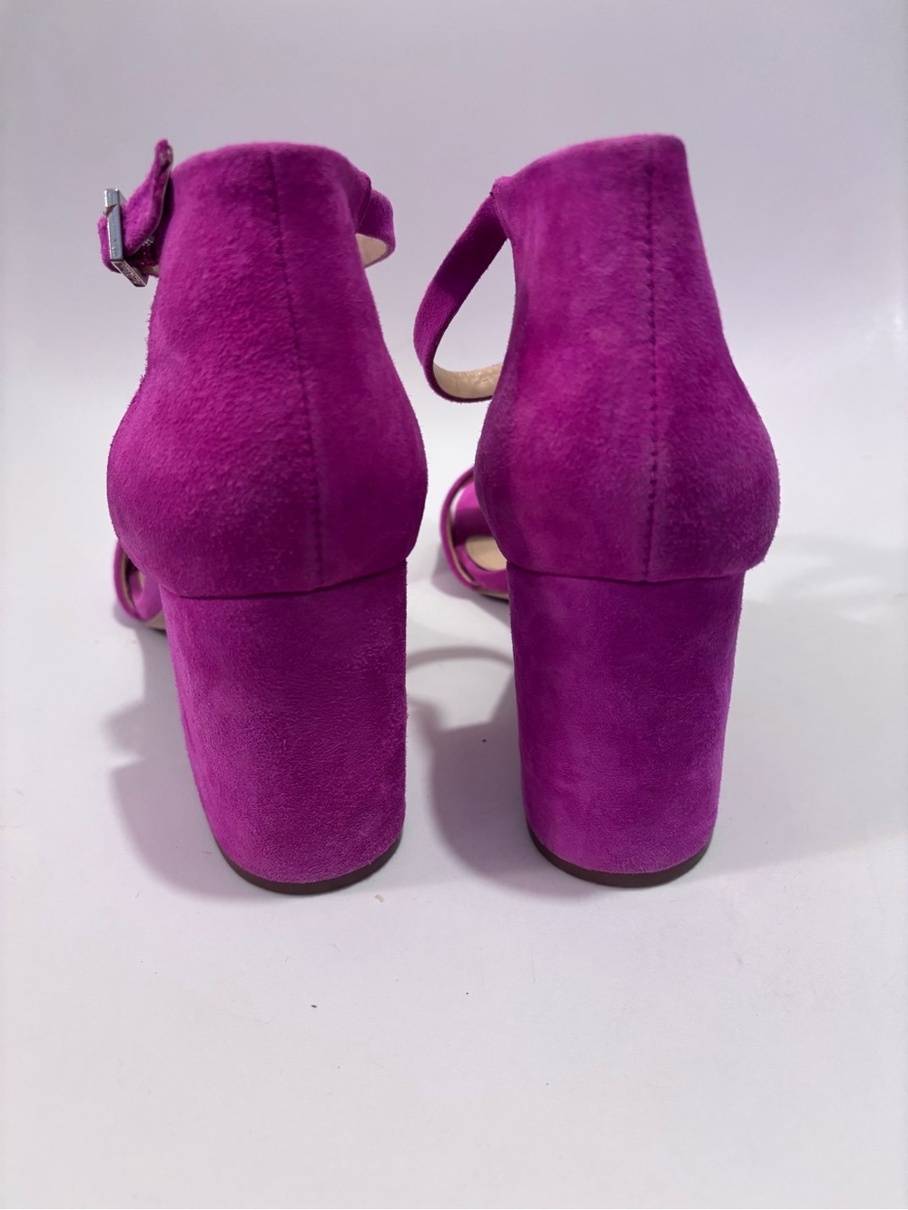Sam Edelman Hot Pink Block Heels Wedding Guest Size 10 - Picture 3 of 5